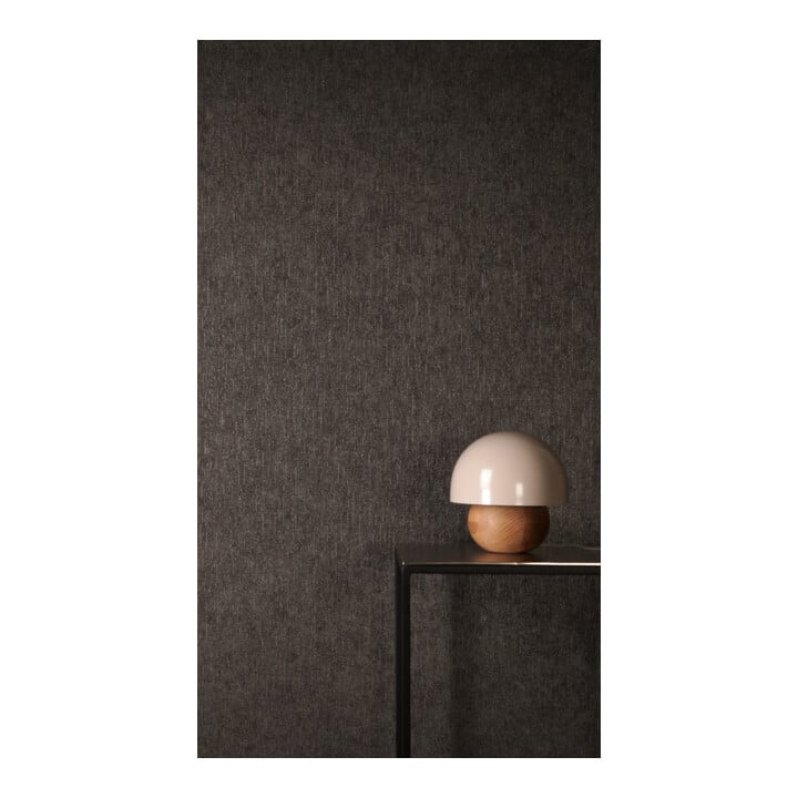 A.S. Création Vliestapete Vibes & Styles 10,05 x 0,53 m Uni Schwarz Metallic strukturiert