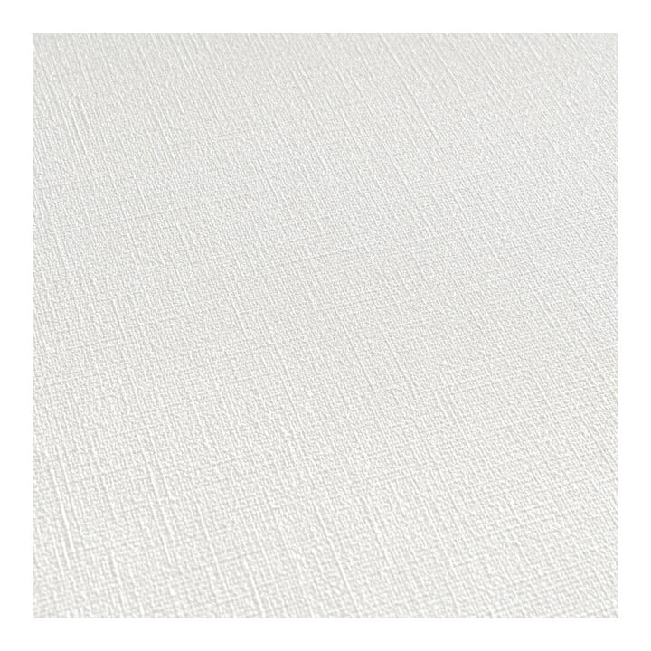 A.S. Création Vliestapete Vibes & Styles 10,05 x 0,53 m Uni Weiß leicht strukturiert