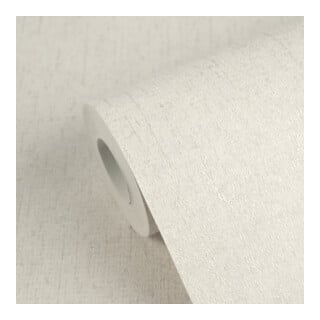 A.S. Création Vliestapete Vibes & Styles 10,05 x 0,53 m Uni Weiß Metallic strukturiert