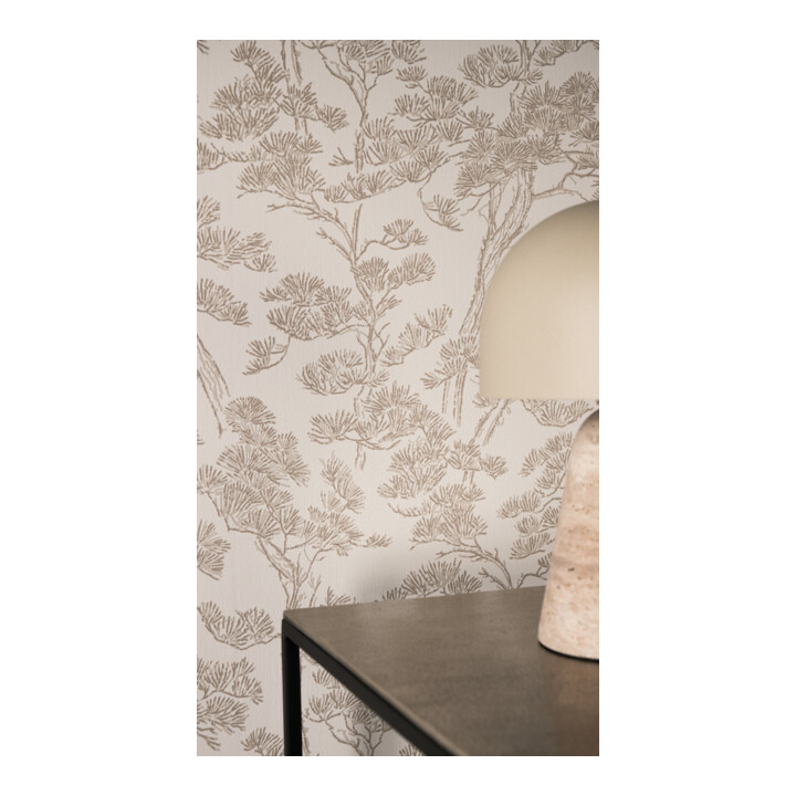 A.S. Création Vliestapete Vibes & Styles 10,05 x 0,53 m Weiß Beige leicht strukturiert