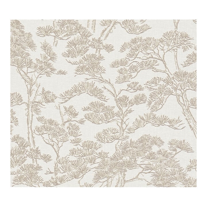 A.S. Création Vliestapete Vibes & Styles 10,05 x 0,53 m Weiß Beige leicht strukturiert