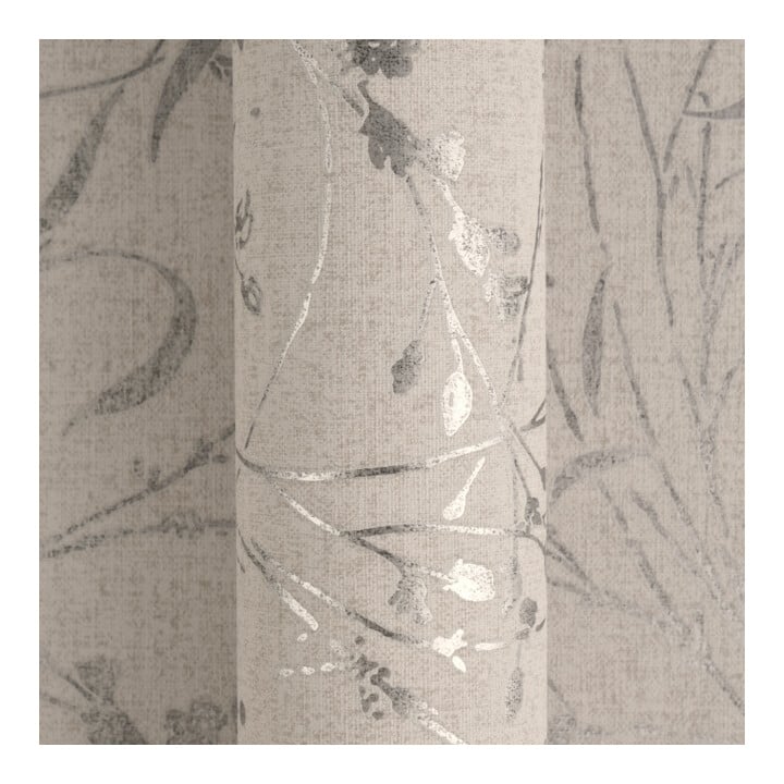 A.S. Création Vliestapete Vibes & Styles 10,05 x 0,53 m Wildblumen Braun Metallic mit Struktur