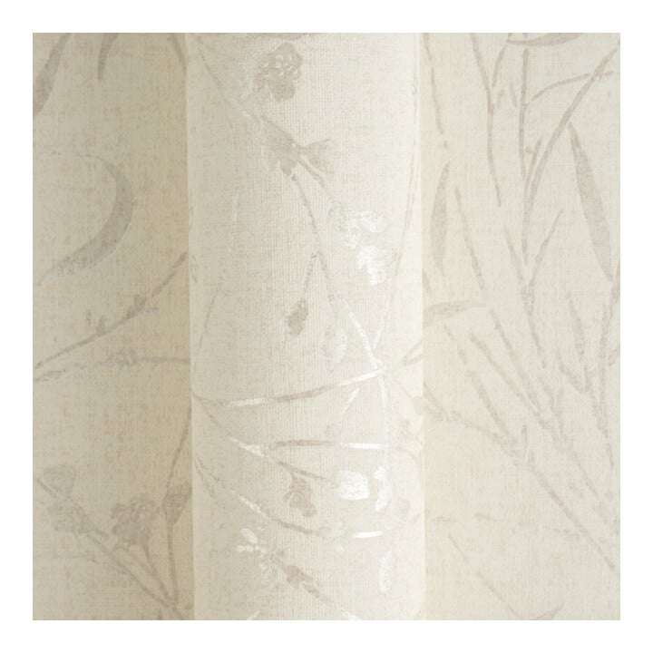 A.S. Création Vliestapete Vibes & Styles 10,05 x 0,53 m Wildblumen Creme Metallic mit Struktur
