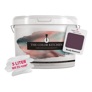 A.S. Création Wandfarbe The Color Kitchen Beady Beetroot Violett 5,00 l matt hohe Deckkraft