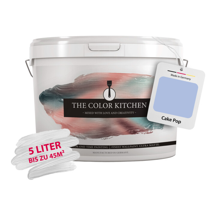 A.S. Création Wandfarbe The Color Kitchen Cake Pop Violett Matt 5 l Hohe Deckkraft