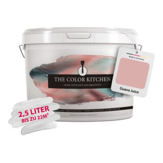 A.S. Création Wandfarbe The Color Kitchen Guava Juice Rosa Hohe Deckkraft Matt 2,5 l