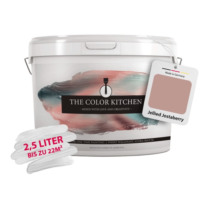 A.S. Création Wandfarbe The Color Kitchen Jellied Jostaberry Braun 2,5 l matt hohe Deckkraft