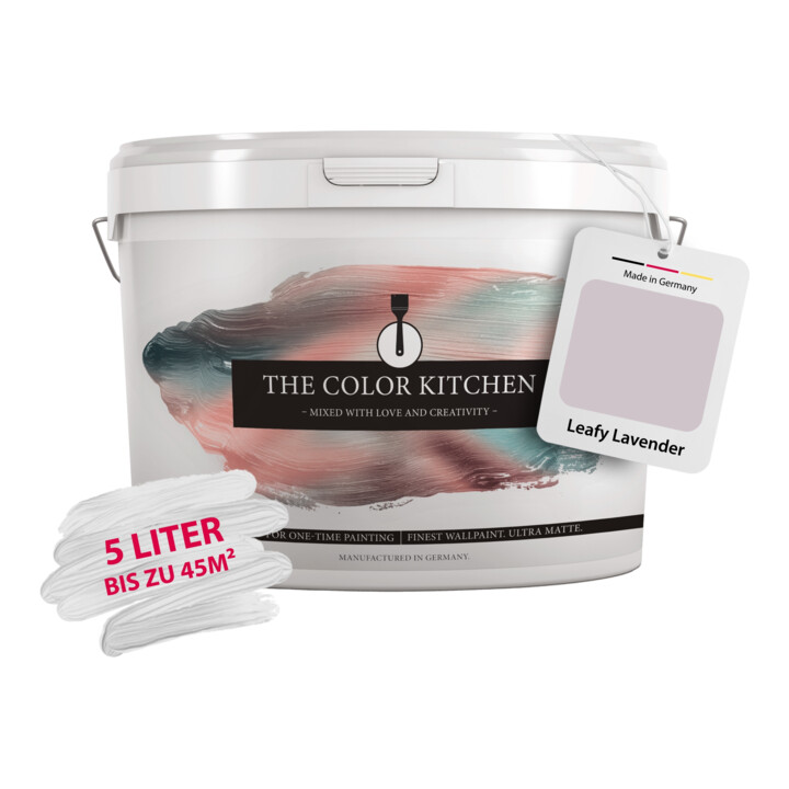 A.S. Création Wandfarbe The Color Kitchen Leafy Lavender Violett Matt 5,00 l