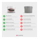 A.S. Création Wandfarbe The Color Kitchen Melting Marshmellow Weiß Matt 2,5 l Hohe Deckkraft