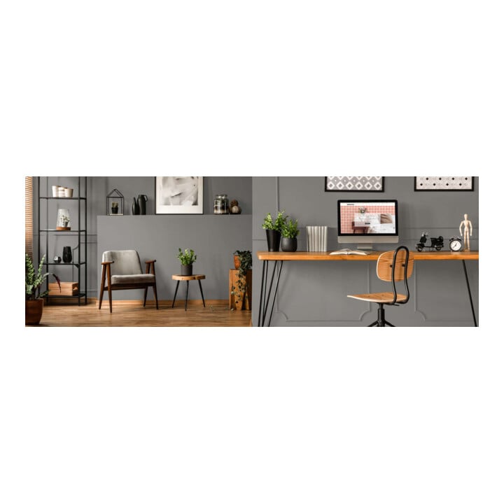 A.S. Création Wandfarbe The Color Kitchen Miraculous Mackerel Grau Matt 2,5 l Hohe Deckkraft