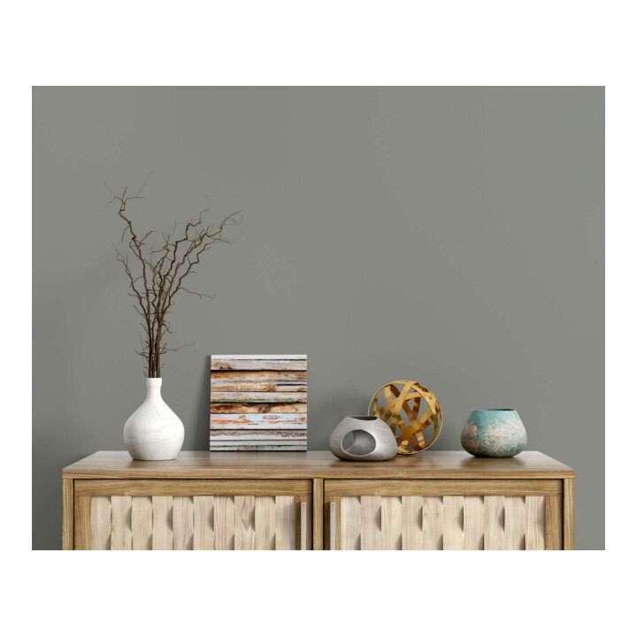 A.S. Création Wandfarbe The Color Kitchen Original Oregano Grau Matt 5,00 l Hohe Deckkraft