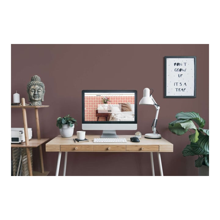A.S. Création Wandfarbe The Color Kitchen Passion Fruit Braun Matt 2,5 l Hohe Deckkraft