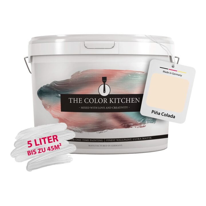 A.S. Création Wandfarbe The Color Kitchen Piña Colada Beige 5,00 l matt hohe Deckkraft