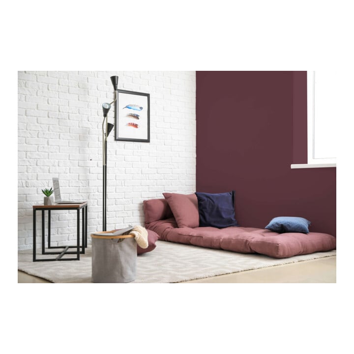 A.S. Création Wandfarbe The Color Kitchen Red Wine Rot Matt 2,5 l Hohe Deckkraft