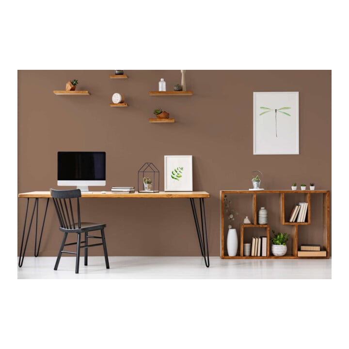 A.S. Création Wandfarbe The Color Kitchen Rosy Rosine Braun Matt 5,00 l Hohe Deckkraft