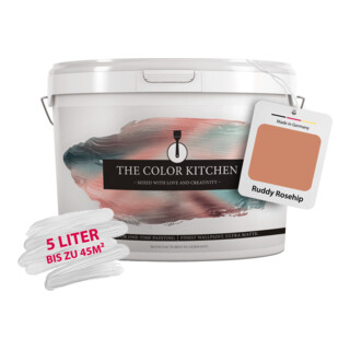 A.S. Création Wandfarbe The Color Kitchen Ruddy Rosehip Orange Matt 5,00 l Hohe Deckkraft