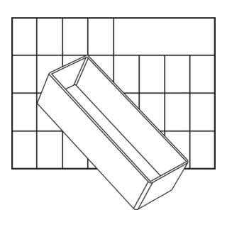 A8-2 Casier transp. H 47x L 55x P 157 mm