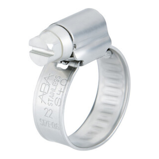 ABA Collier de serrage à vis sans fin Nova 13-20/9 C7 W4 Acier inoxydable 1.4301