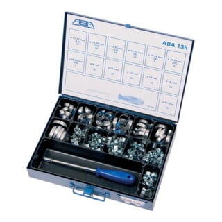 ABA Sortiment 135 NOVA 9mm Bandbreite, sortiert