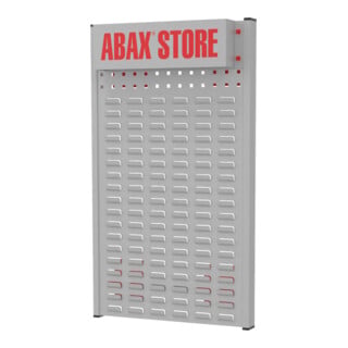ABAX® Store Board Kombi Loch-/Schlitzplatte Mod. 10 RAL 7035 unbestückt