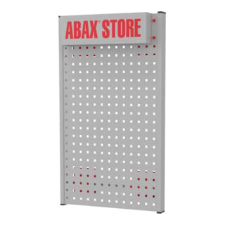ABAX® Store Board Lochplatte Mod. 11 RAL 7035 unbestückt