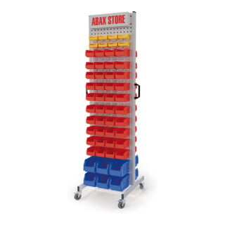 ABAX® Store Station mobil Mod. 1 RAL 7035/7035 bestückt