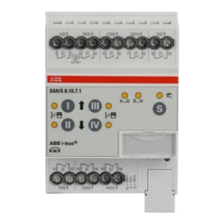ABB Actionneur de commutation/volet REG SAH/S8.16.7.1 8 canaux 16A