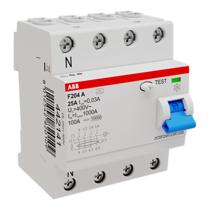 ABB Disjoncteur différentiel pro M Compact F204A-25/0,03L