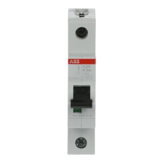 ABB Disjoncteur S201-K3 6kA 3A 1P
