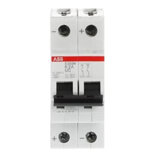 ABB Disjoncteur S202M-K2UC 10kA 2A 2 pôles Type K