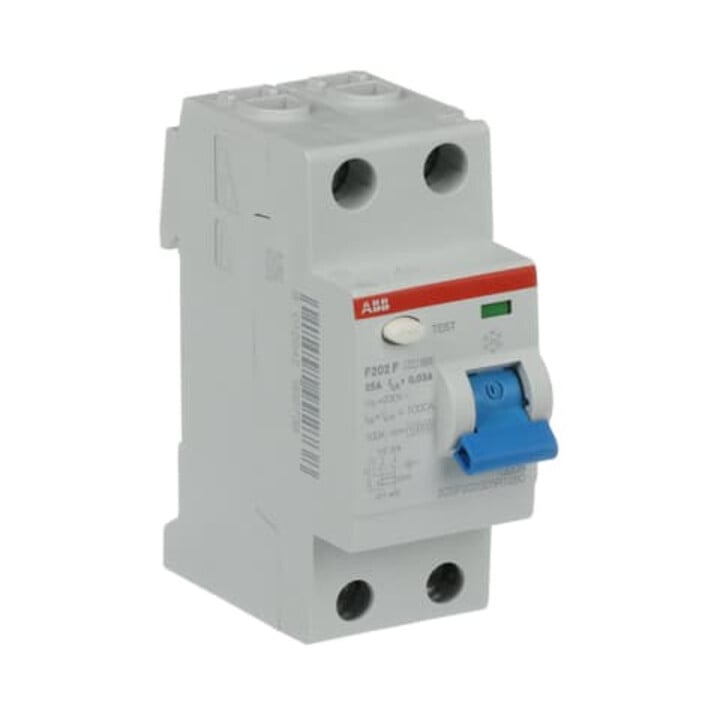 ABB FI-Schutzschalter 2p Type F F202F-25/0,03 25A 30mA