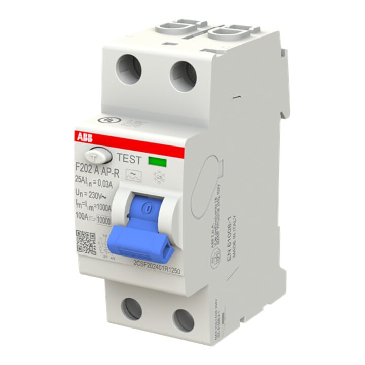 ABB FI-Schutzschalter F202A-25/0,03AP-R 2p 25A 30mA