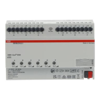 ABB LED-Dimmer 6-fach 210W/VA REG UD/S6.210.2.1