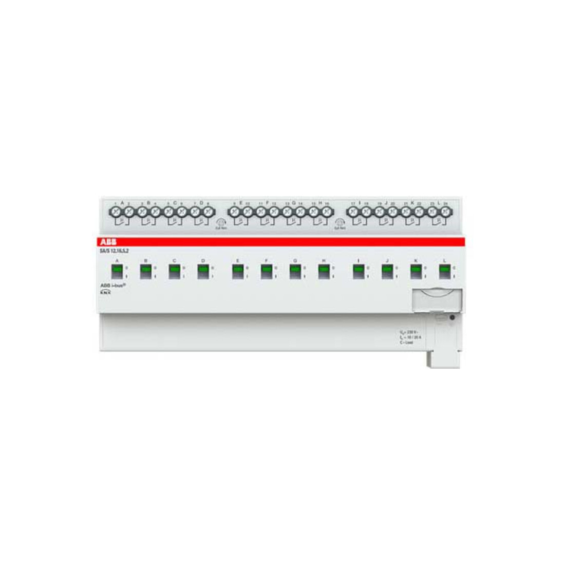 ABB Stotz S&J Actionneur de commutation 12 voies, 16A, charge C SA/S12.16.5.2