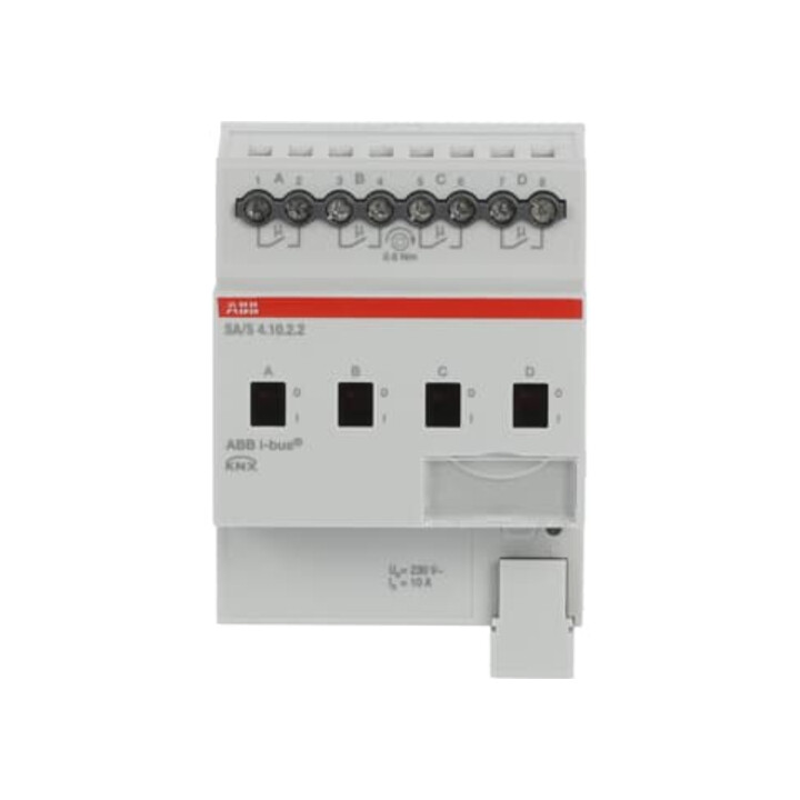ABB Stotz S&J Actionneur de commutation 4 voies, 10A REG SA/S4.10.2.2