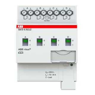 ABB Stotz S&J Actionneur de commutation 4 voies, 16A, charge C SA/S4.16.5.2