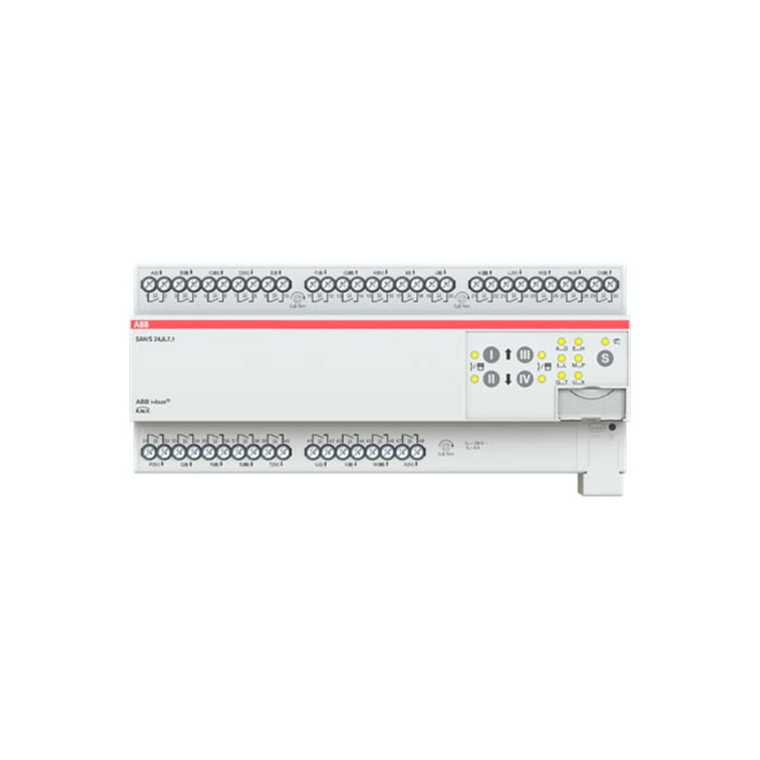 ABB Stotz S&J Actionneur de commutation/volets roulants 24 canaux 6A, REG SAH/S24.6.7.1