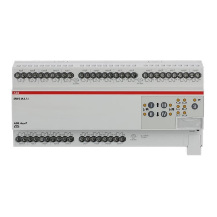 ABB Stotz S&J Actionneur de commutation/volets roulants 24 canaux 6A, REG SAH/S24.6.7.1