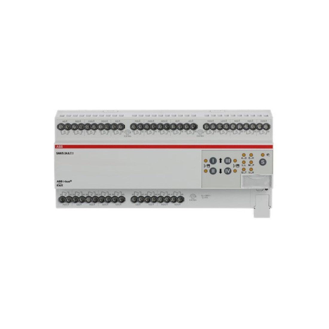 ABB Stotz S&J Actionneur de commutation/volets roulants 24 canaux 6A, REG SAH/S24.6.7.1