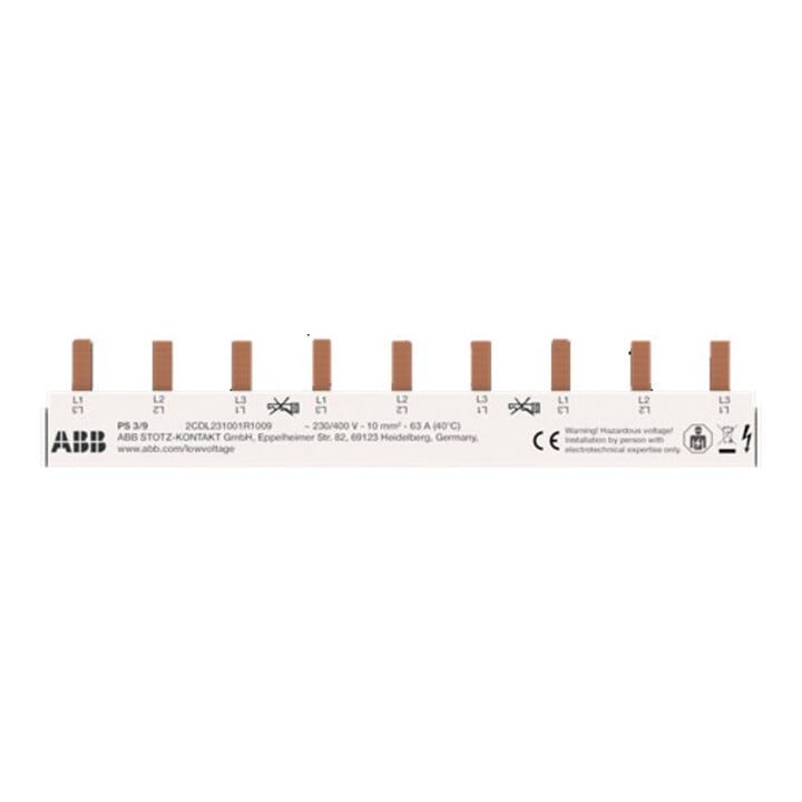 ABB Stotz S&J Barrette de connexion proM Compact PS3/9