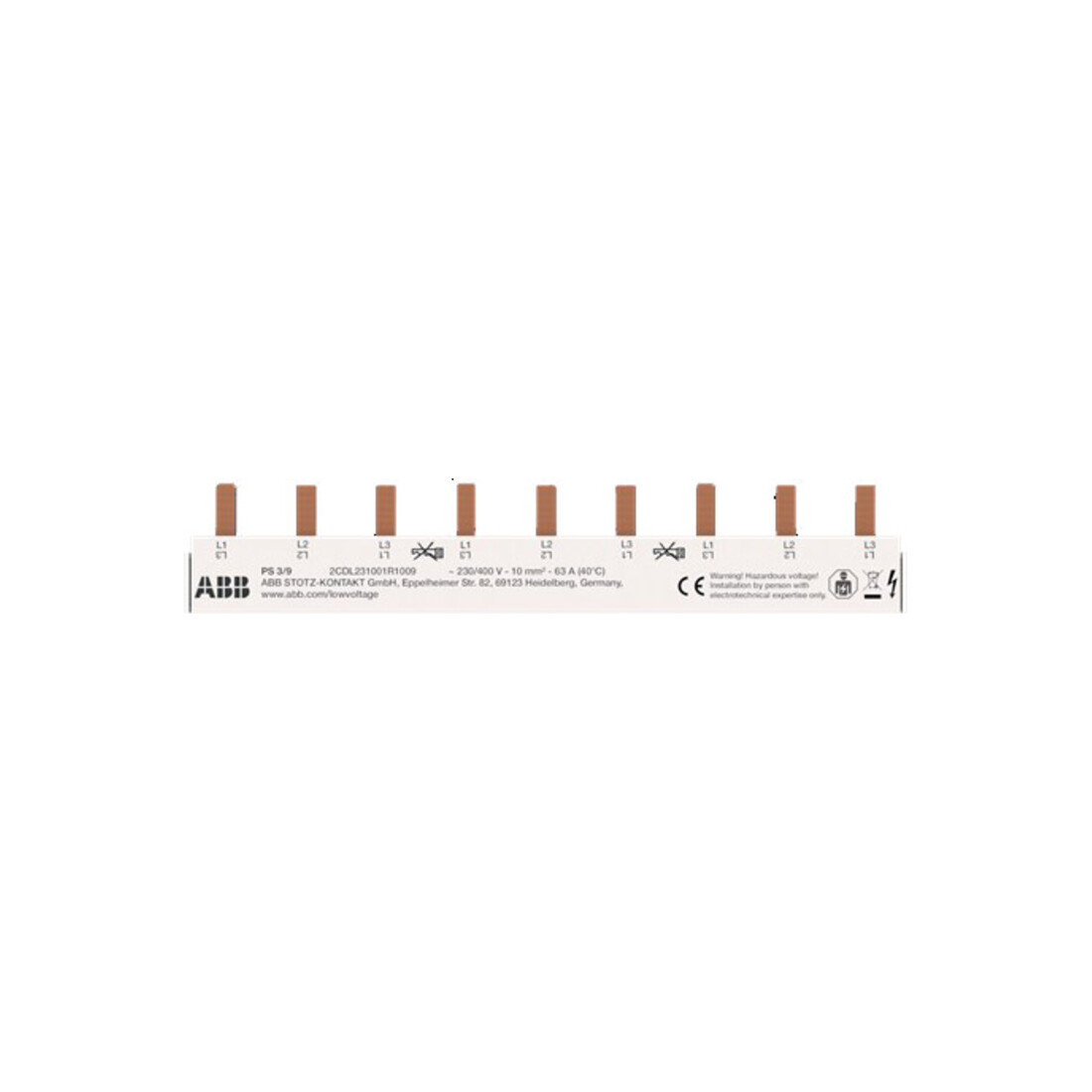 ABB Stotz S&J Barrette de connexion proM Compact PS3/9