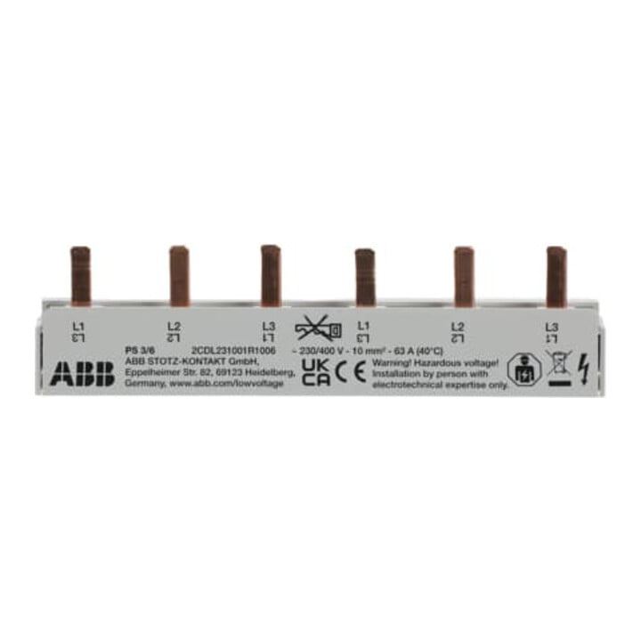 ABB Stotz S&J Barrette de répartition proM Compact PS3/6