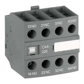 ABB Stotz S&J Bloc de contact auxiliaire CA4-22E