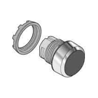 ABB Stotz S&J Bouton-poussoir noir, à pression, plat MP1-10B