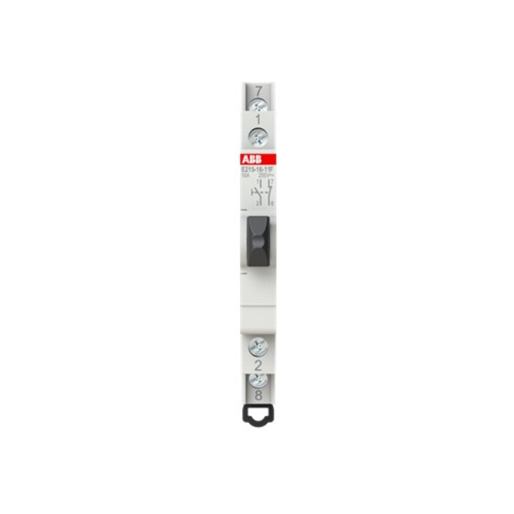 ABB Stotz S&J Bouton-poussoir noir E215-16-11F