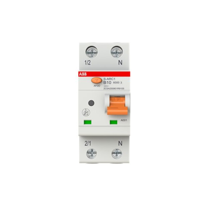 ABB Stotz S&J Brandschutzschalter B10,6kA,1P+N S-ARC1 B10