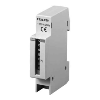 ABB Stotz S&J Compteur d’heures de fonctionnement 99999 h, 1TE E233-230