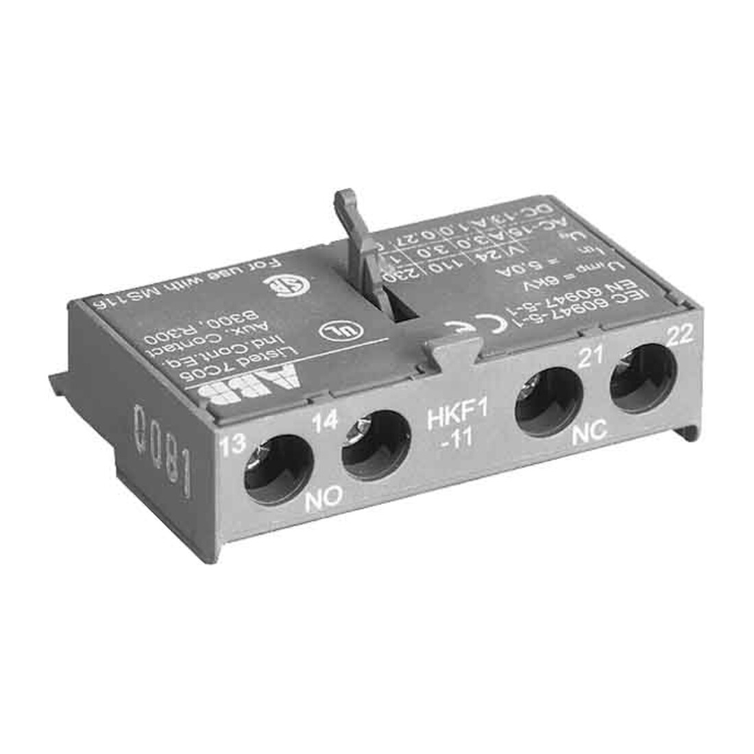 ABB Stotz S&J Contact auxiliaire 1S/1O pour MS116 HKF1-11