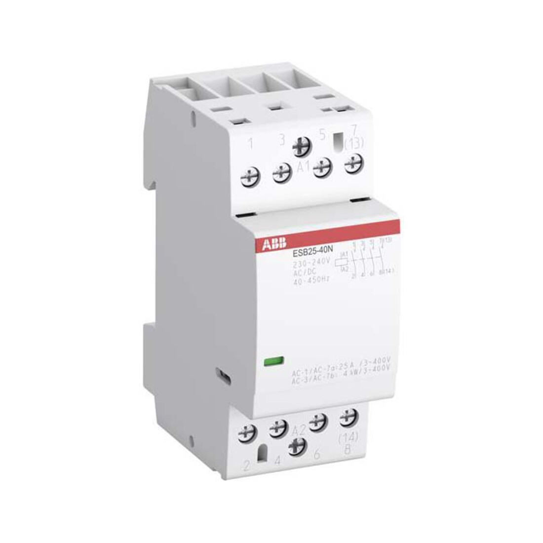 ABB Stotz S&J Contacteur d'installation 25A 230V AC/DC ESB25-40N-06