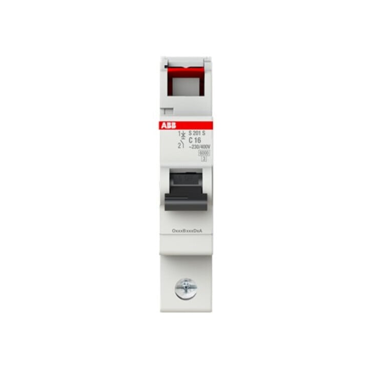 ABB Stotz S&J Disjoncteur 6kA 16A C 1p -253V S201S-C16
